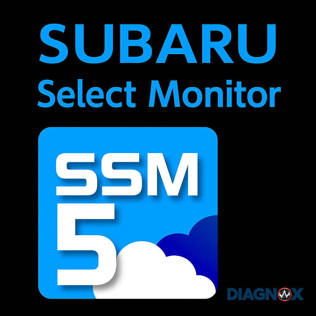 Subaru Computer Programs Subaru Select Monitor (SSM 5) diagnostics software subscription 1 Year ...
