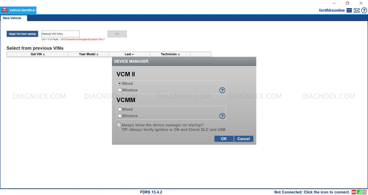 Ford FDRS Software License Subscription - Diagnoex