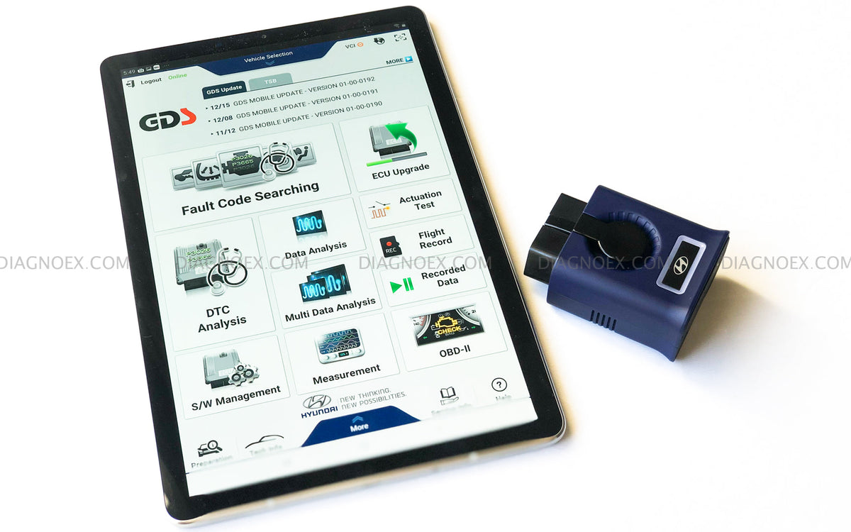 Hyundai GDS SMART Dealer Diagnostic Scan Tool - Diagnoex