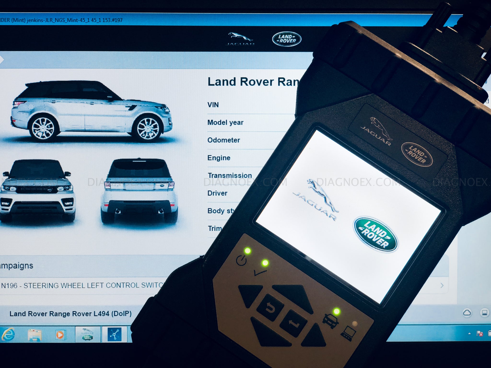 Jaguar LandRover DoIP VCI Pathfinder Interface