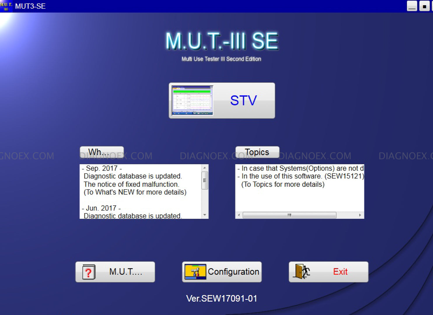 Mitsubishi MUT III SE - Diagnoex