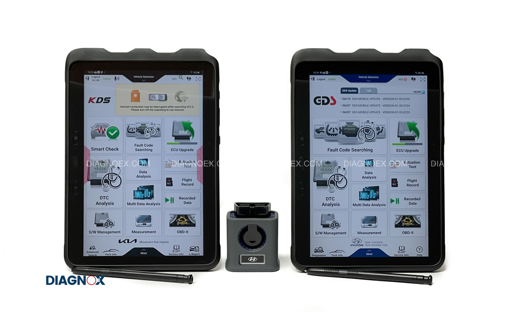 Hyundai GDS SMART and KIA KDS 2.0 Factory Diagnostic Scan Tool Dual Kit