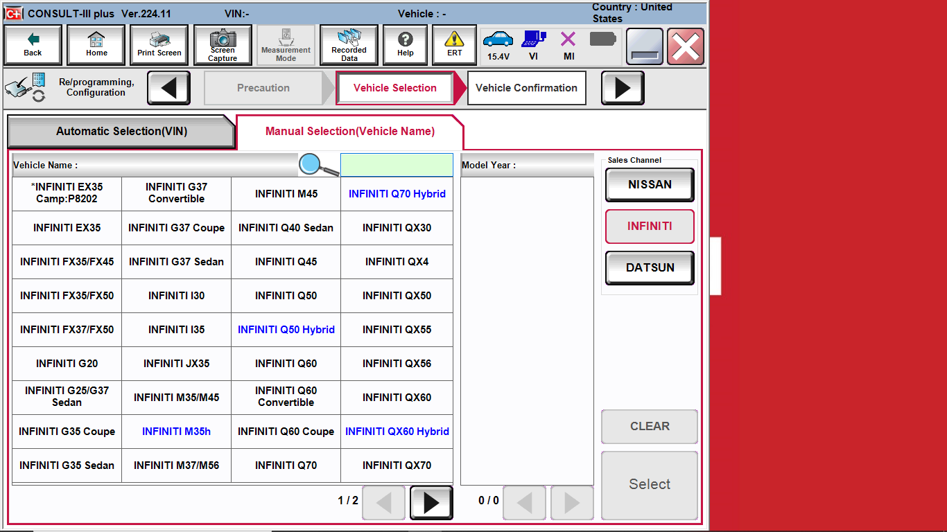 Nissan INFINITI Consult 4 Factory Scan Tool C4 Kit