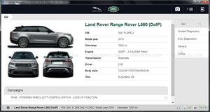 Suscripción de información de servicio de fábrica de Jaguar LandRover