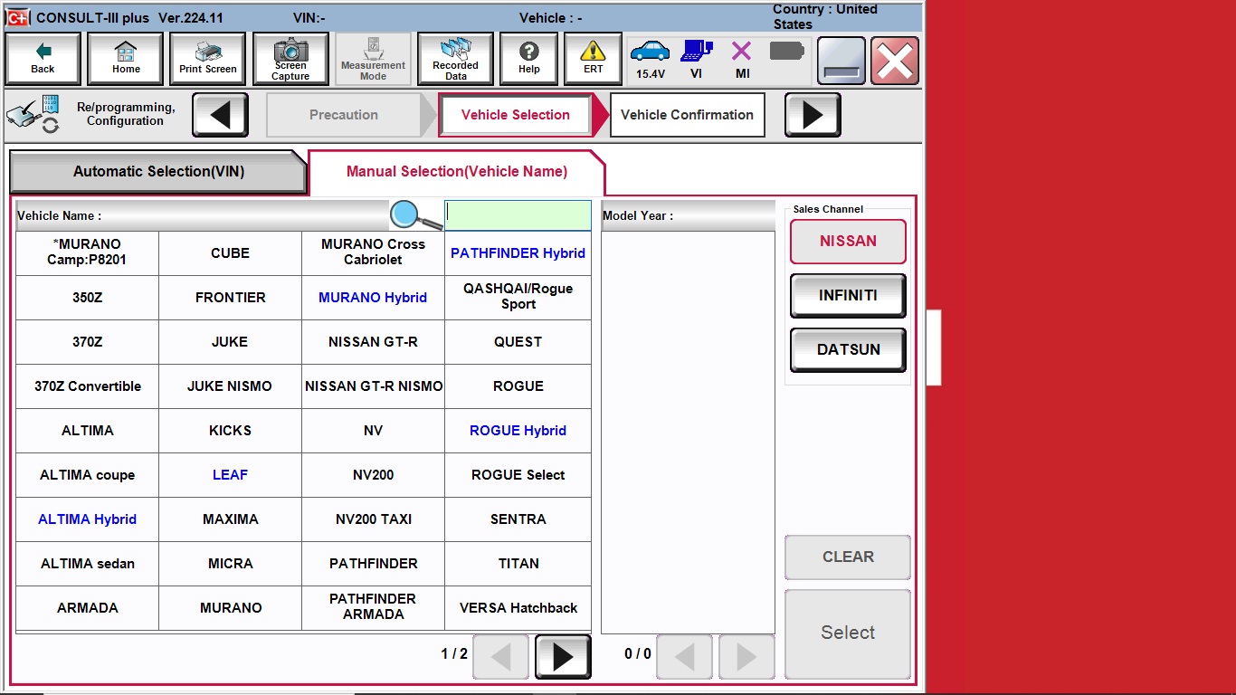 Nissan INFINITI Consult 4 Factory Scan Tool C4 Kit